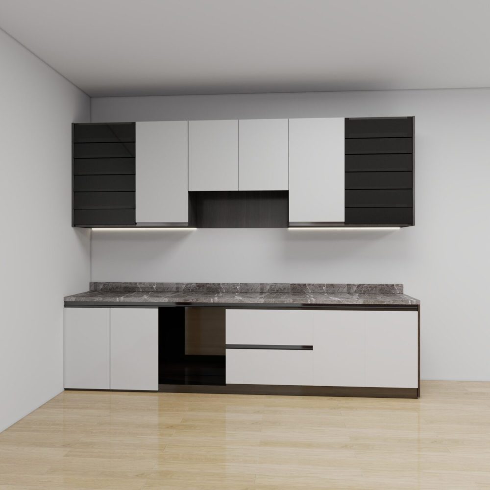 Tủ bếp gỗ MDF lõi xanh chống ẩm CN40