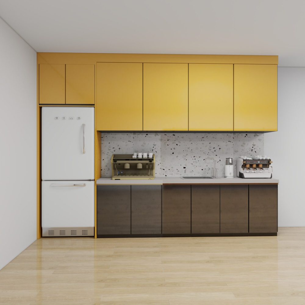 Tủ bếp Inox Cánh Kính CN67