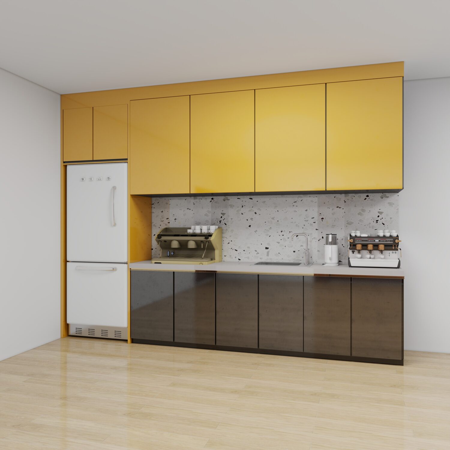 Tủ bếp Inox Cánh Kính CN67 2 Tủ bếp Inox Cánh Kính CN67 - Ảnh 2