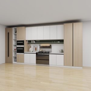 Tủ bếp Nhựa Picomat Cánh Acrylic CN64 4 tu bep go nhua picomat ecoplast pe0502 1500x1500 1